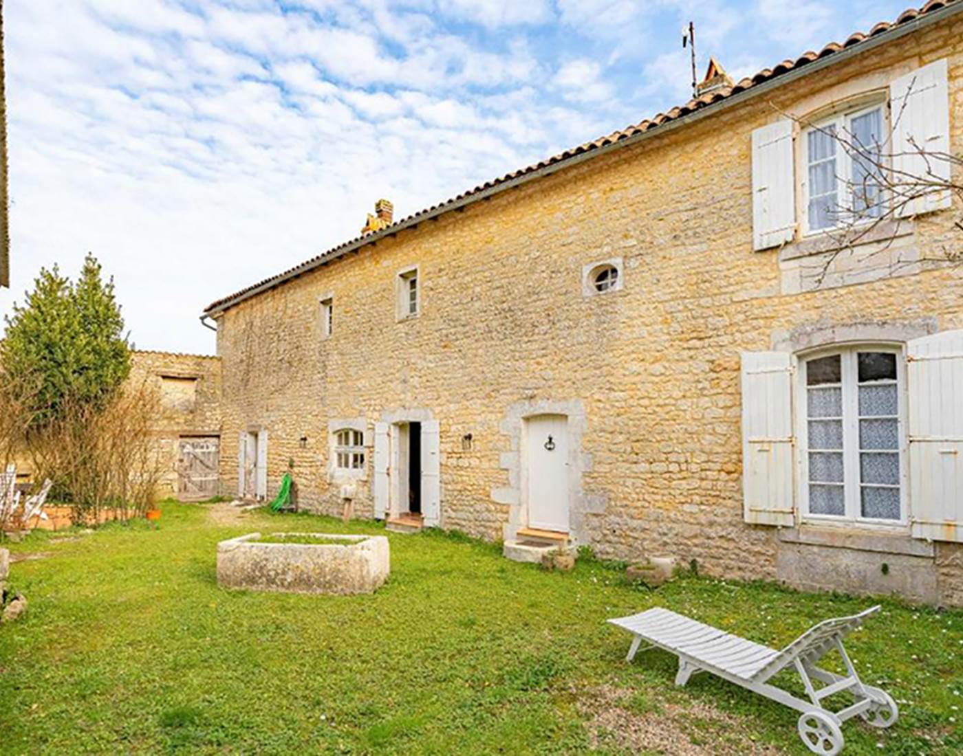 Vue Maison Garesché côté jardin