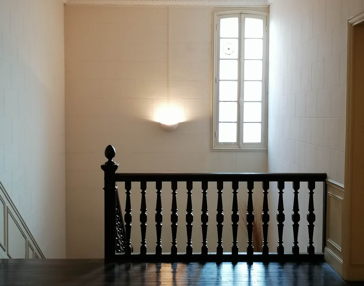 En descendant prendre le petit-déjeuner