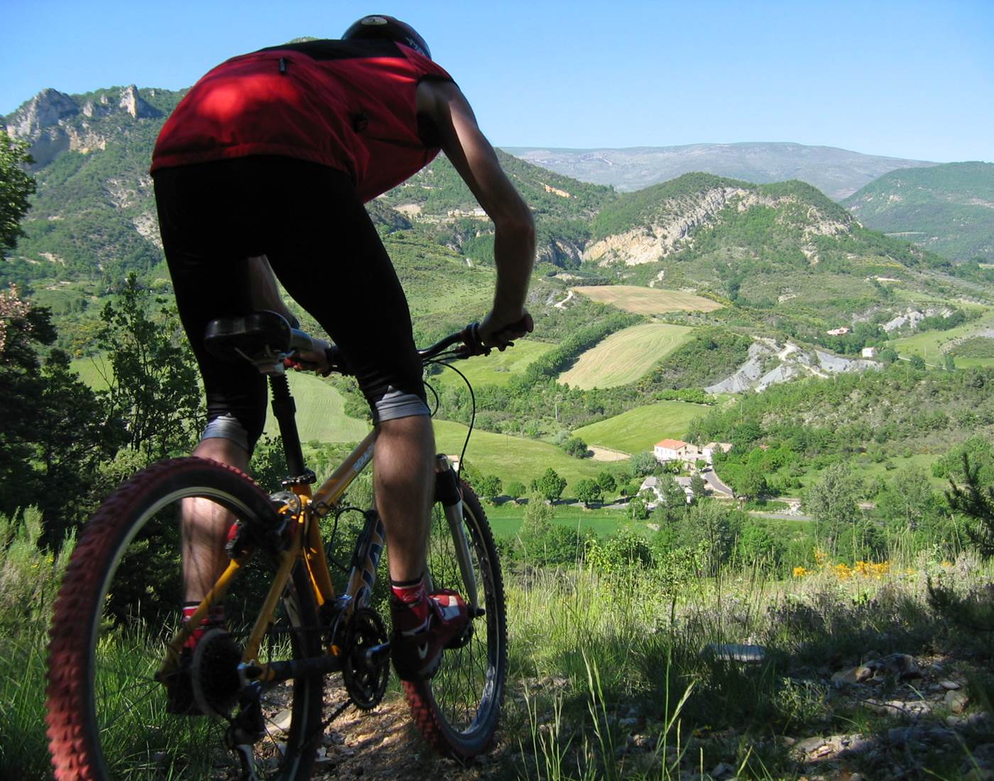 Auberge de 30 pas descente en VTT