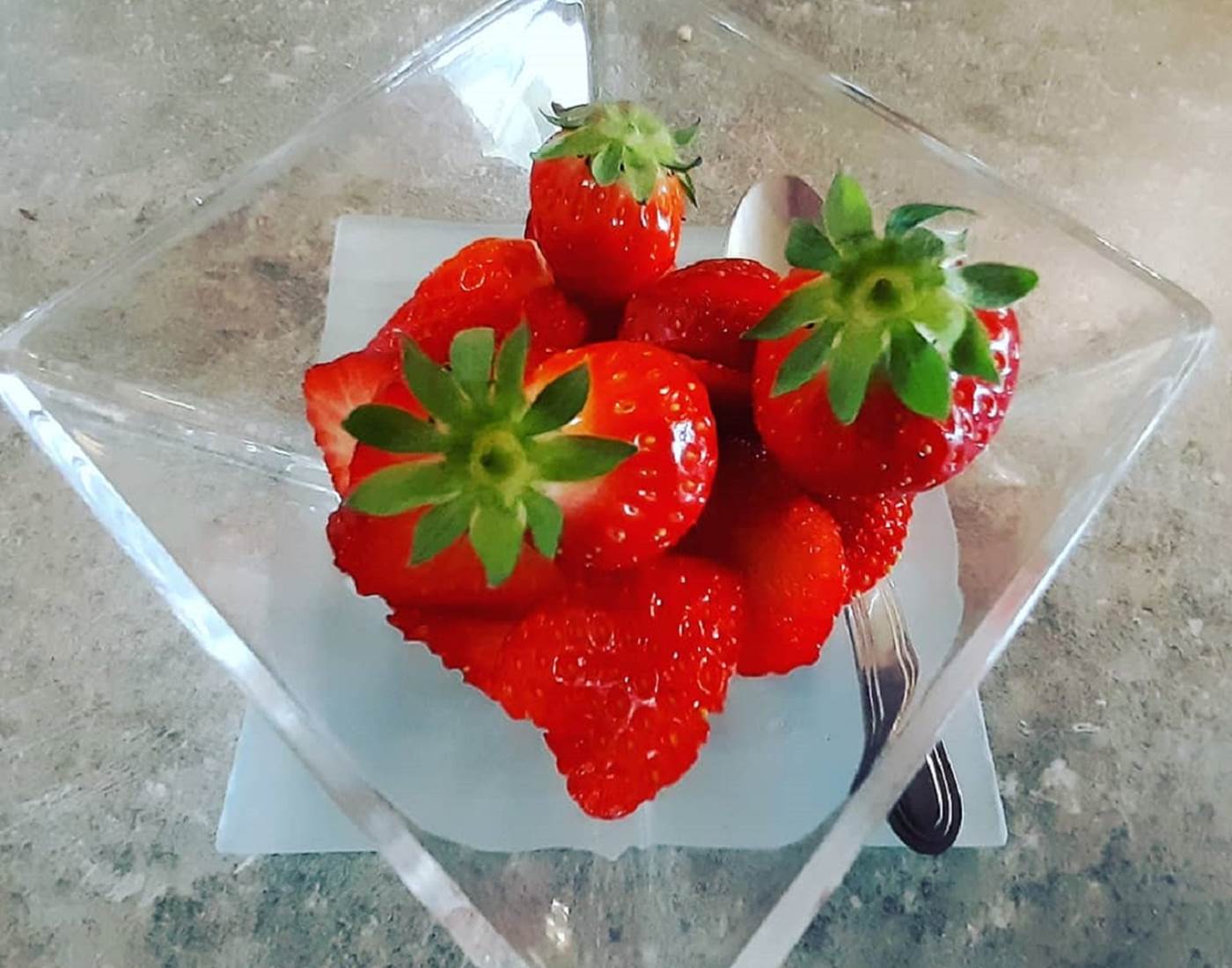 Les fraises bio du jardin