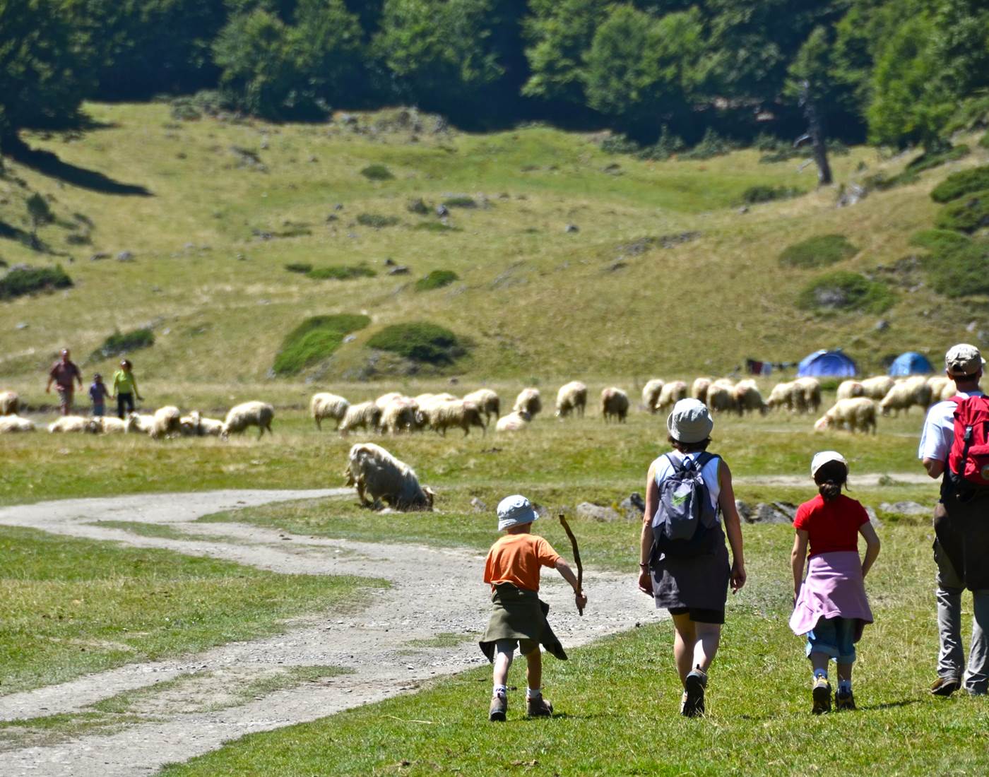 Barèges randonnée en famille ©PGaillard