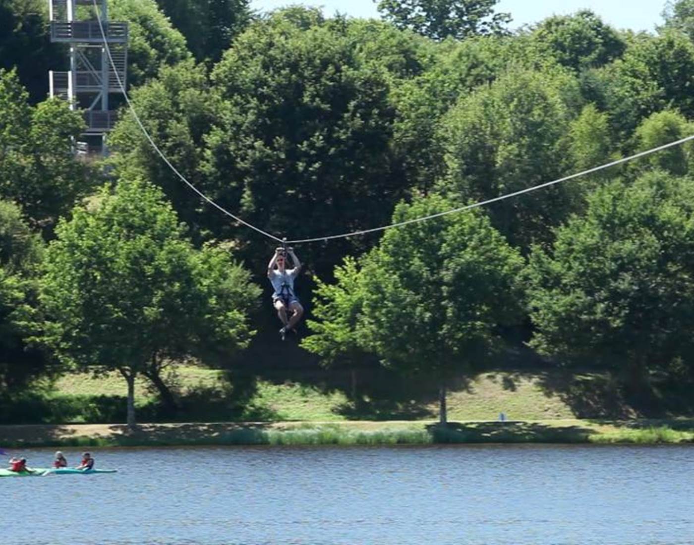 Espace hermeline - accrobranche - tyrolienne