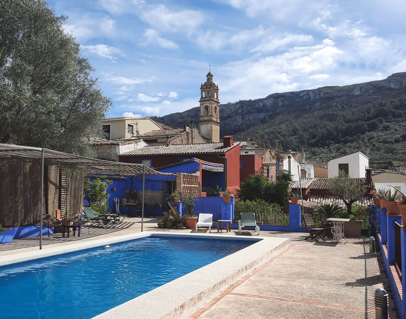 Vista desde la piscina