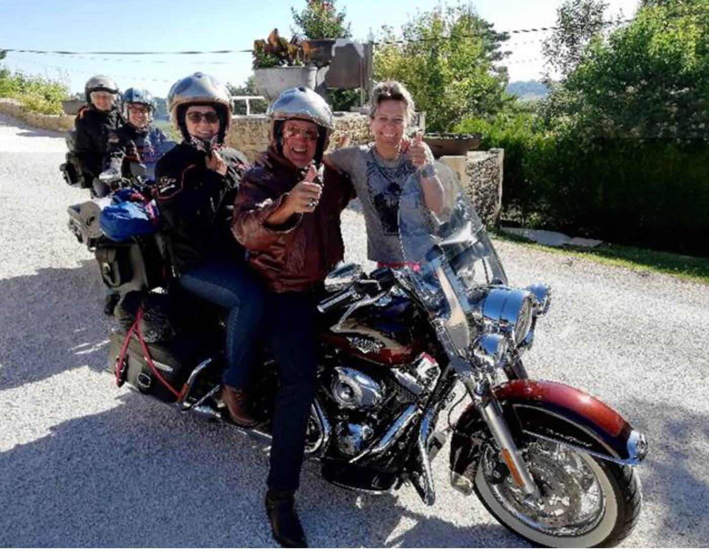 Des bikers aux Chalets d'Argentouleau !