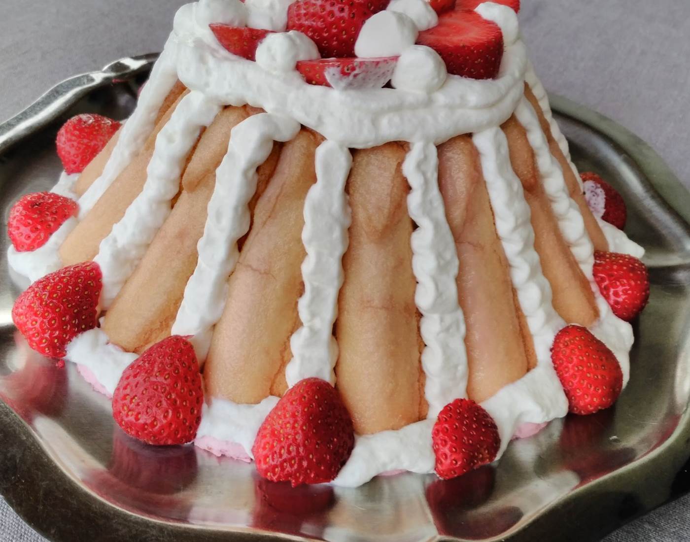 Charlotte aux fraises