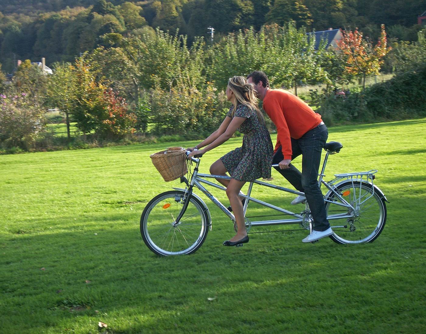 couple vélo @ Les Cigognes