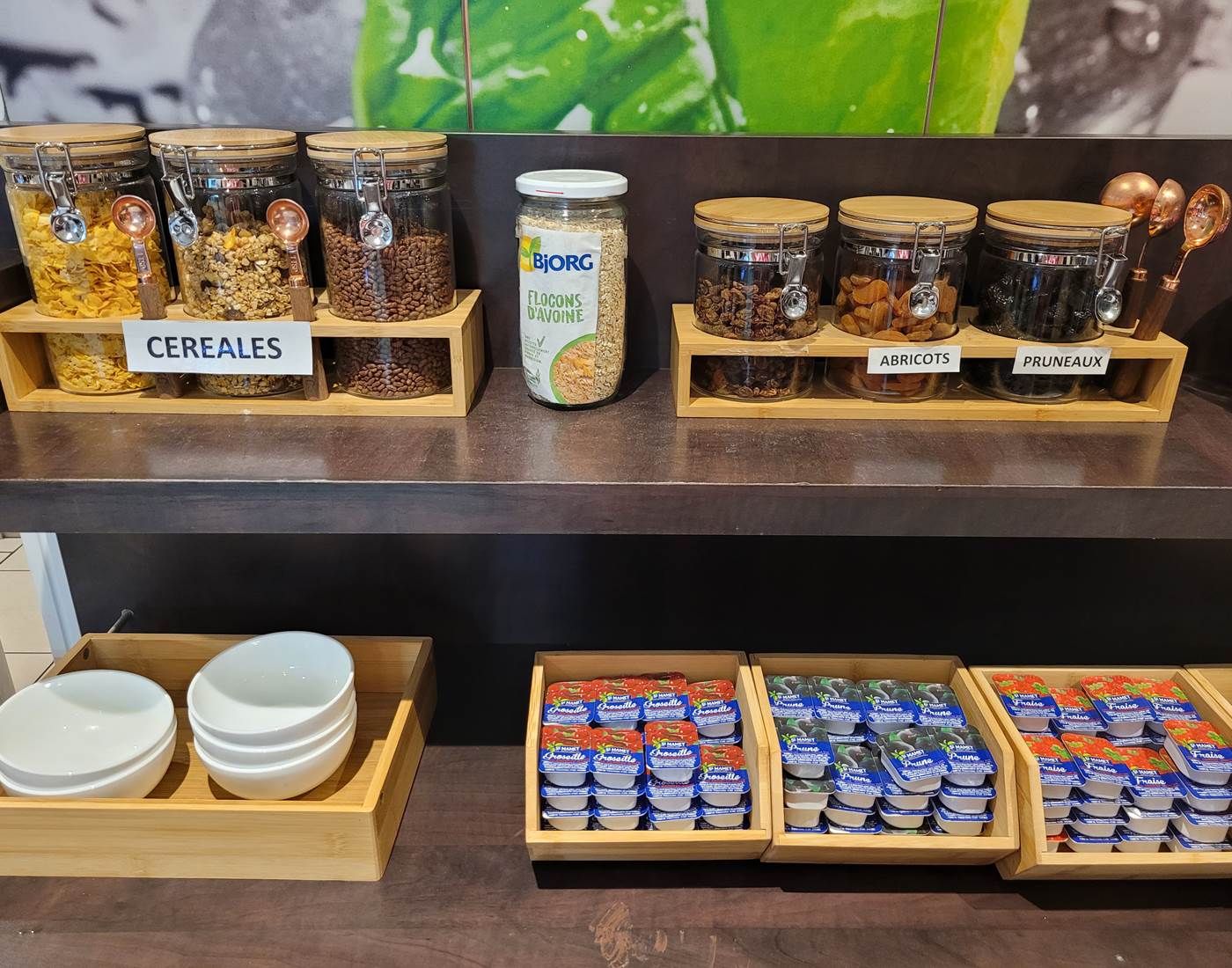 Buffet du petit déjeuner