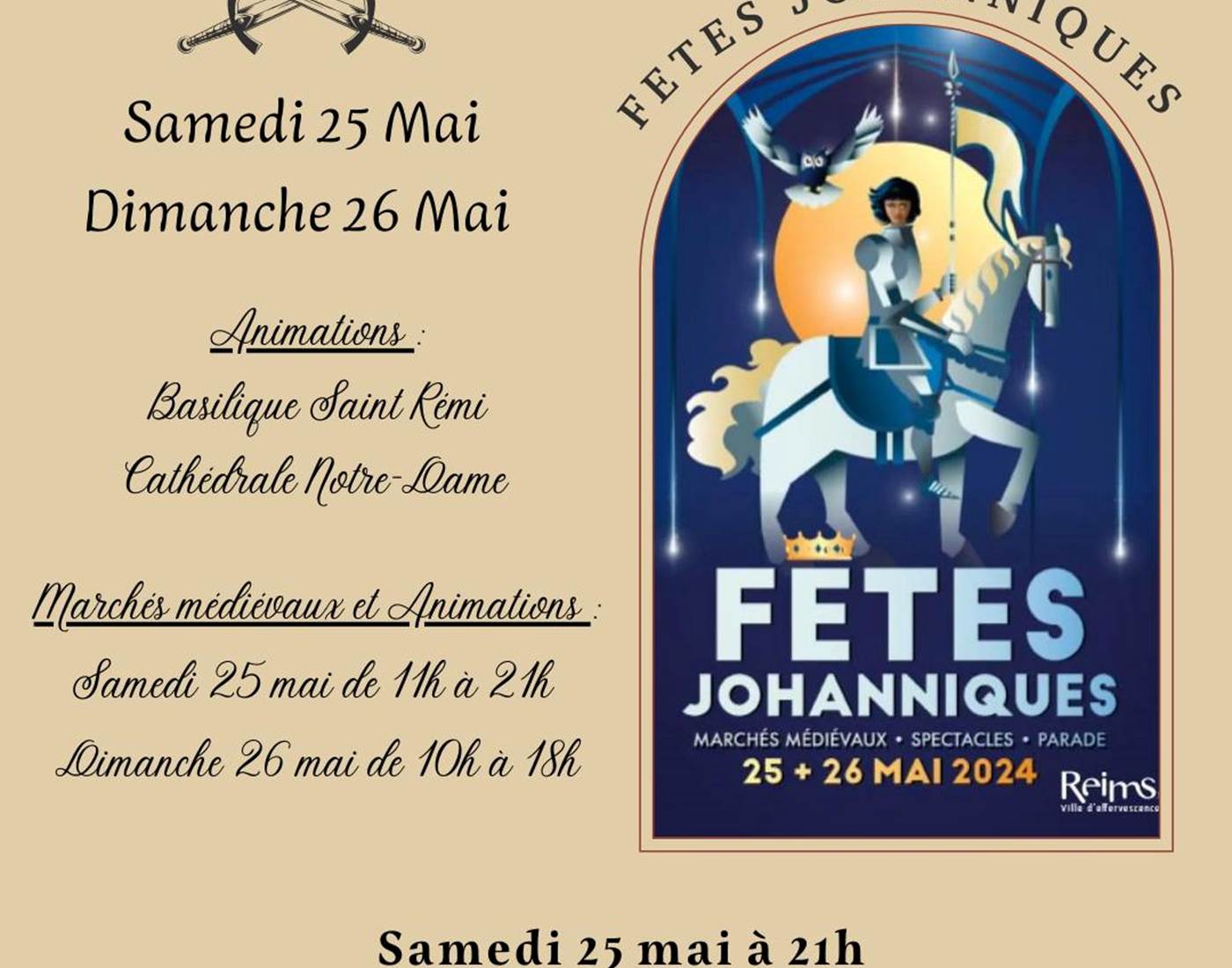 Fêtes Johanniques de Reims 2024