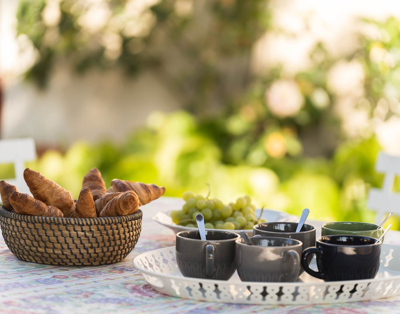 Petit déjeuner au soleil