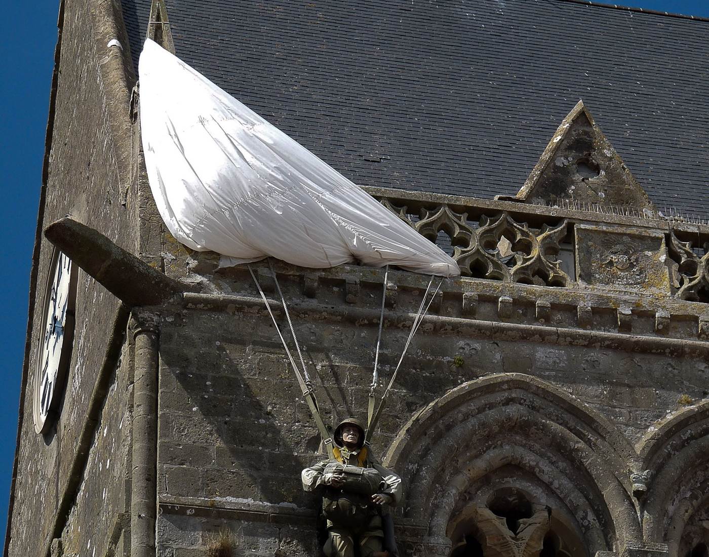 débarquement parachute