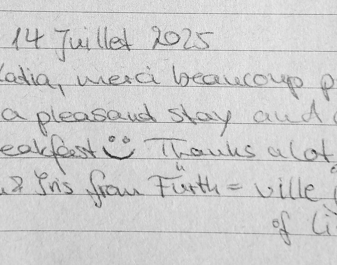 Chambre d'Hôtes l'Éphémère - Avis