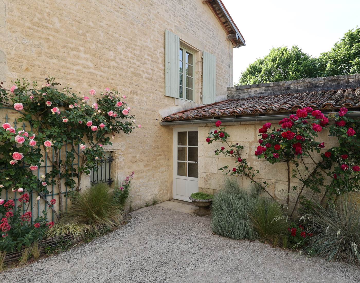 Accueil coté jardin