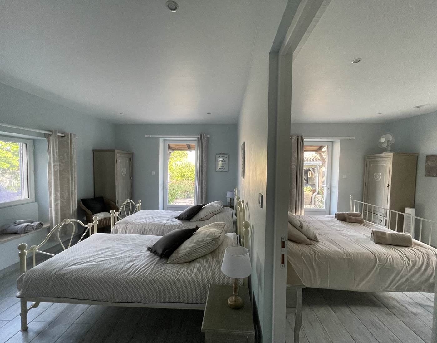 Chambres 7 & 8 communicantes