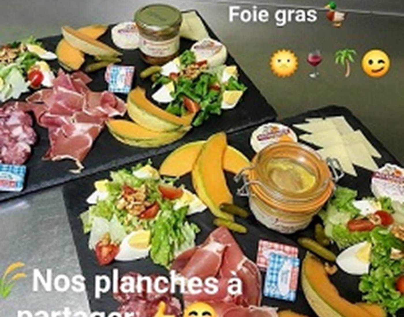 Planches de produits régionaux