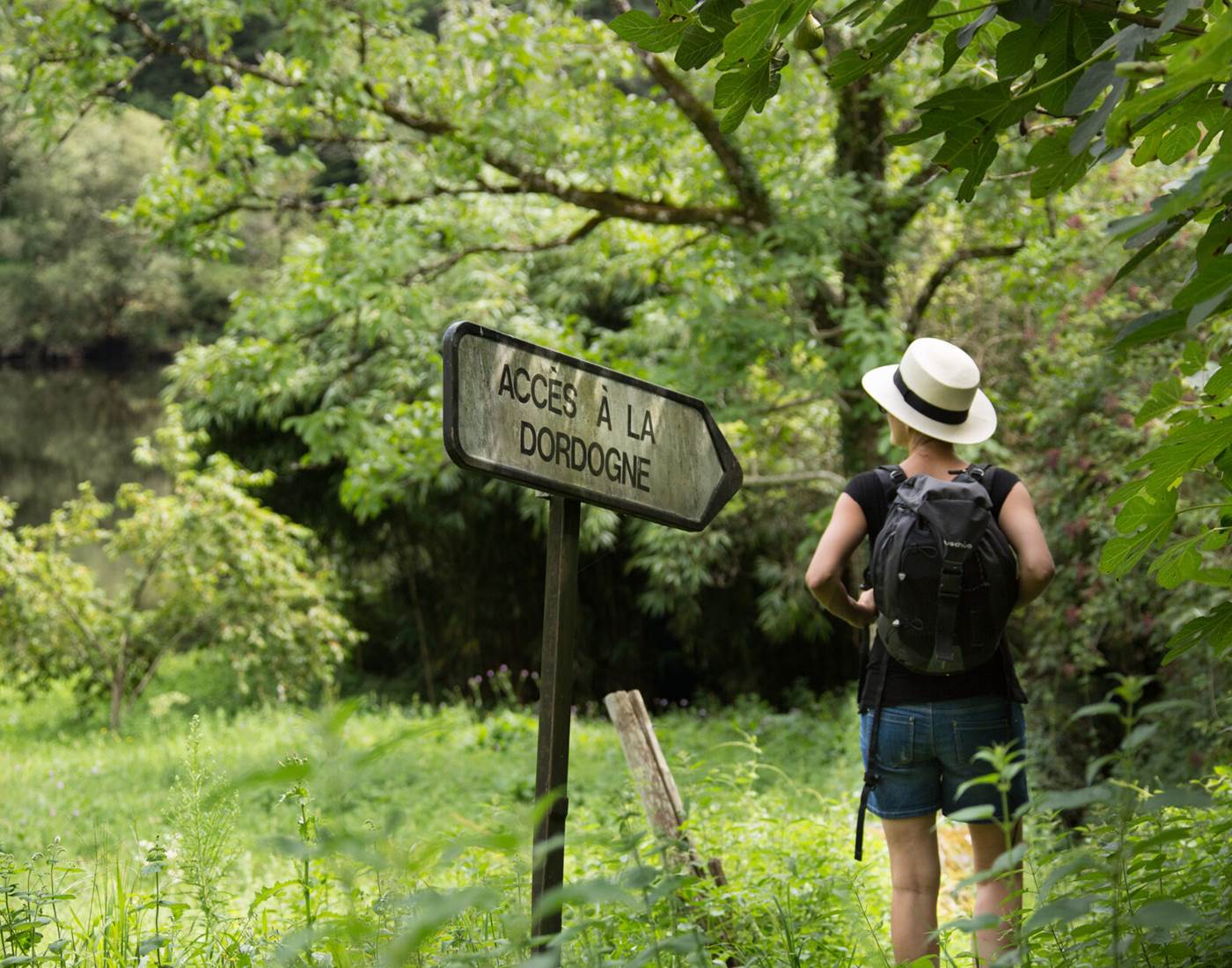 Chemin de randonnée dans les Gorges de la Dordogne