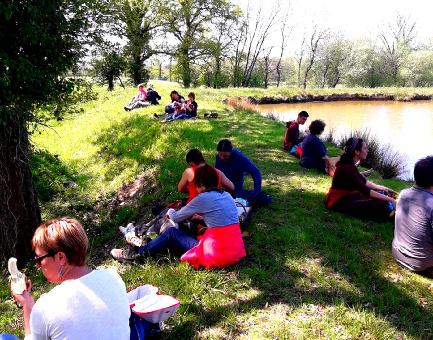 Pique nique pendant la balade
