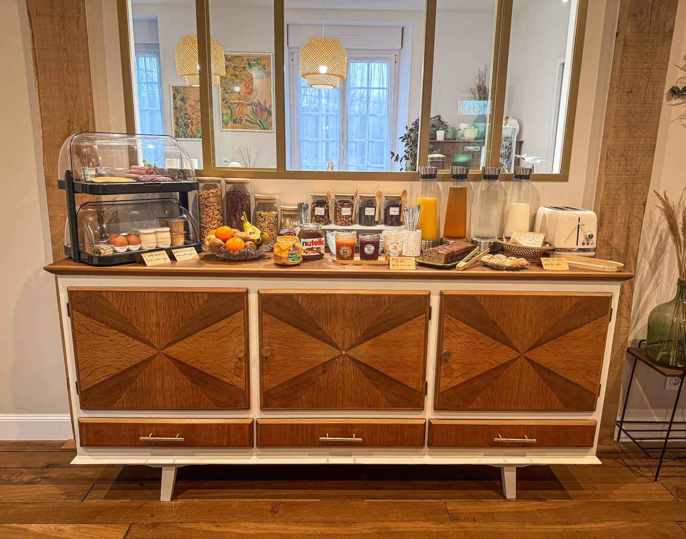 Un buffet gourmand pour bien commencer la journée.-page