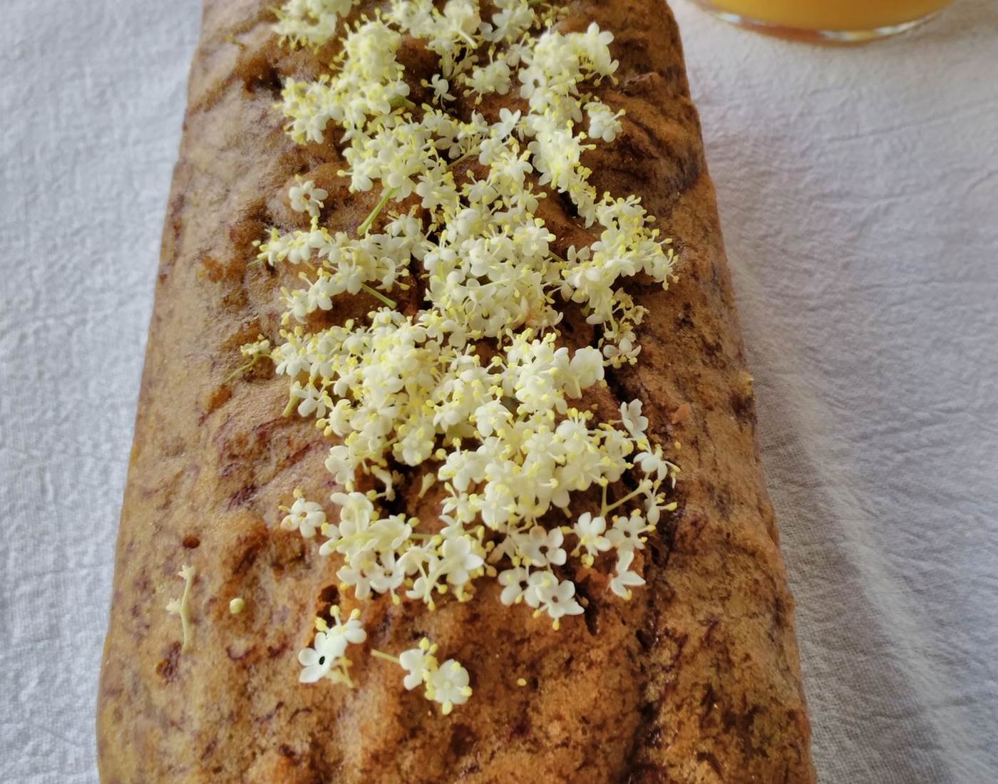 Cake aux fleurs de sureau