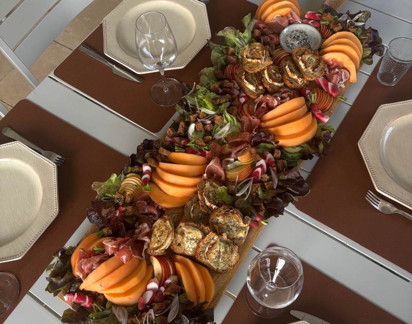 planche pour 8 personnes