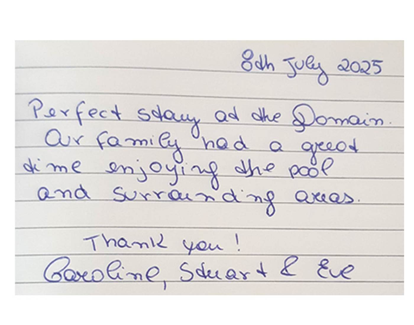 sur le Livre d'or 2507_Domaine des Cyclamens