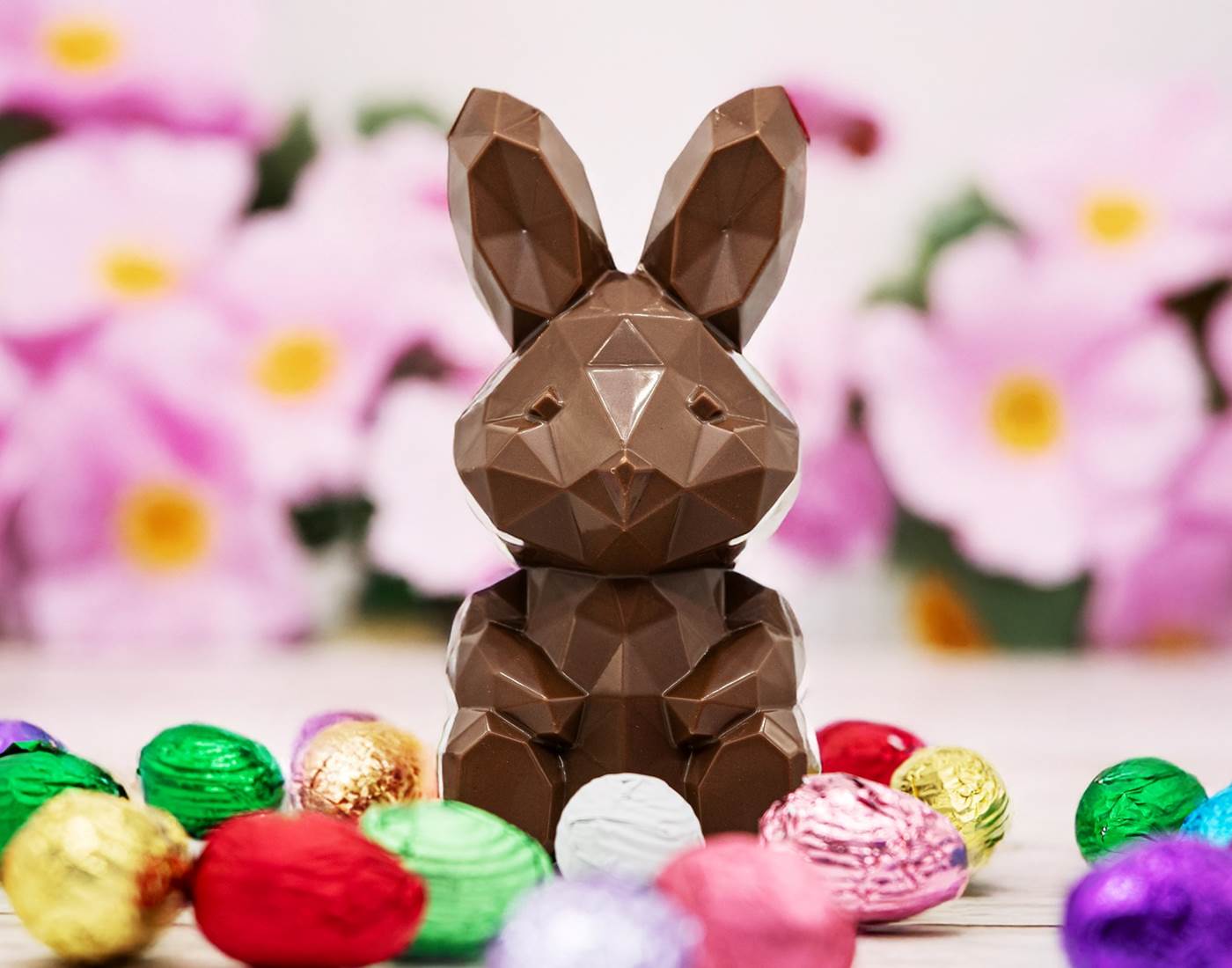 Lapin de pâque low poly