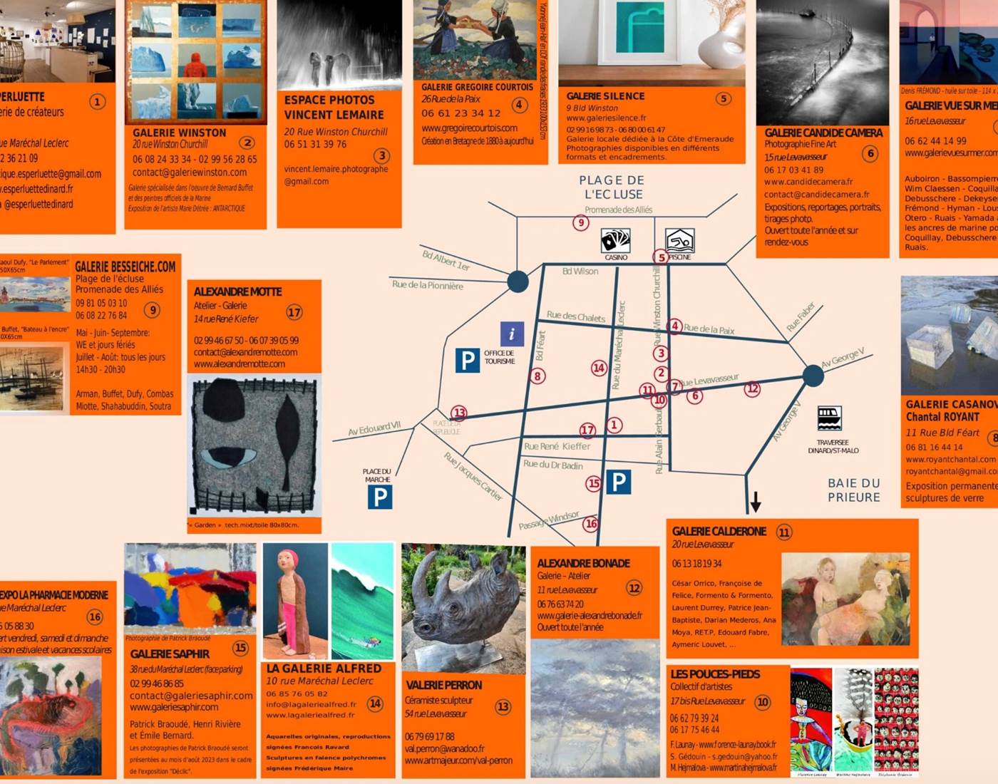 8) Les galeries d'art dinardaises