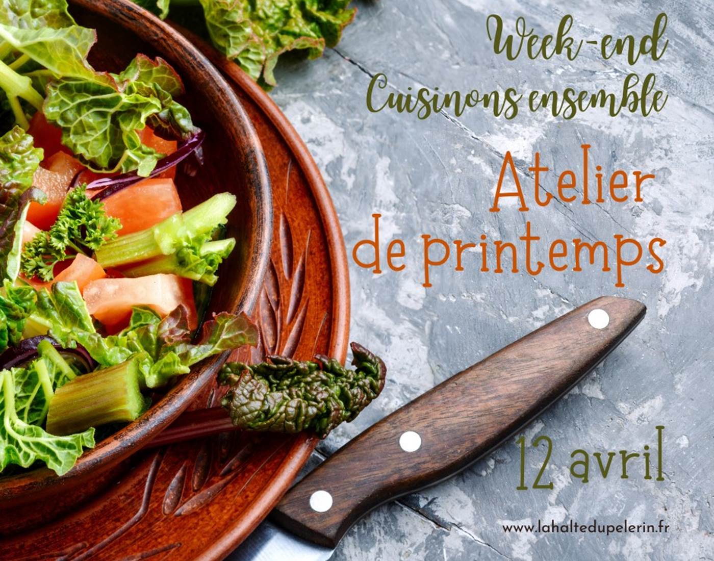 Week-end Cuisinons Ensemble Printemps