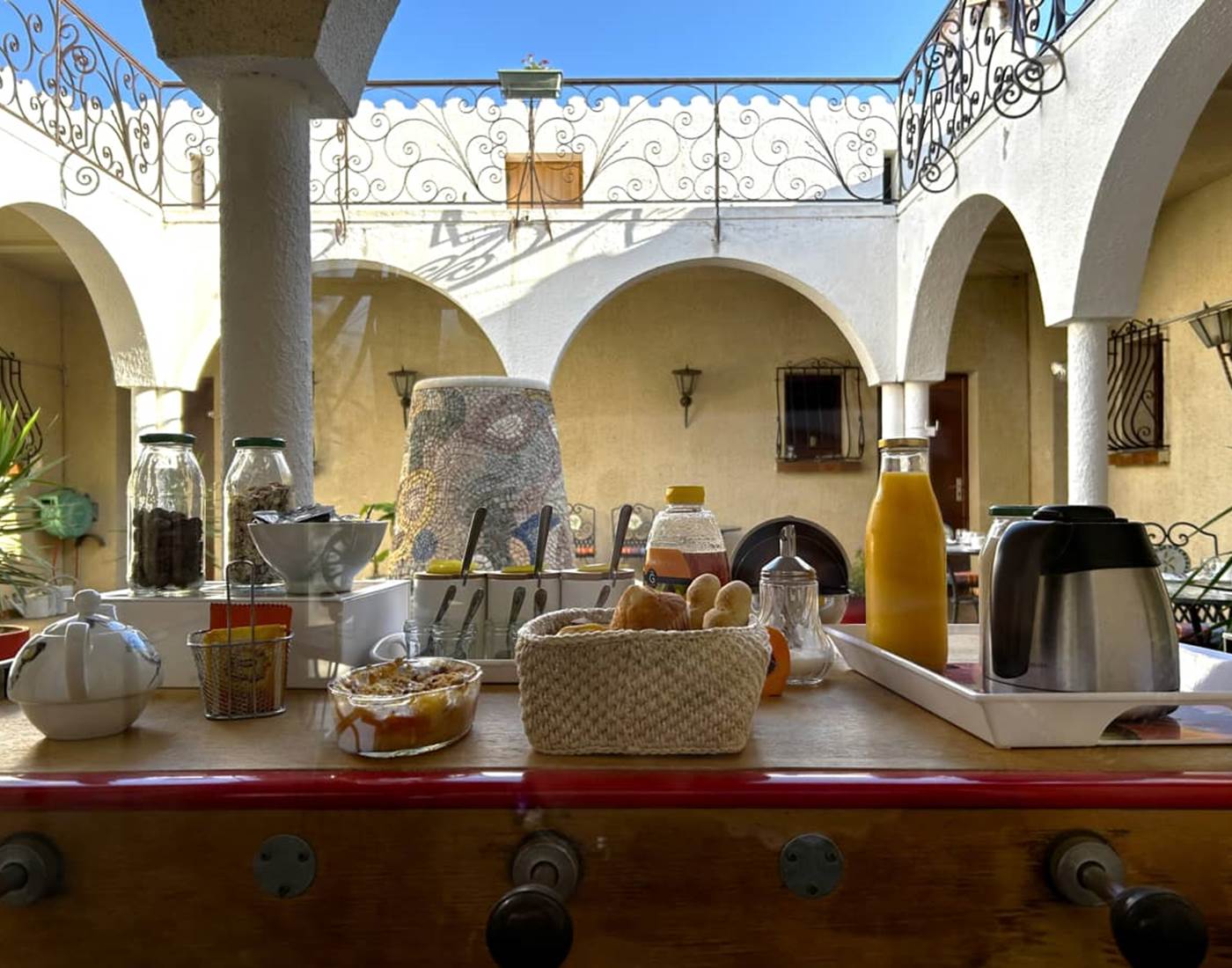 Série petits déjeuners : le patio