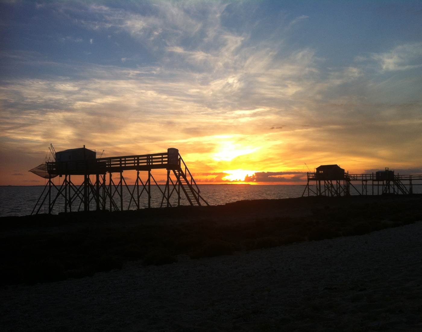Coucher de soleil île Madame