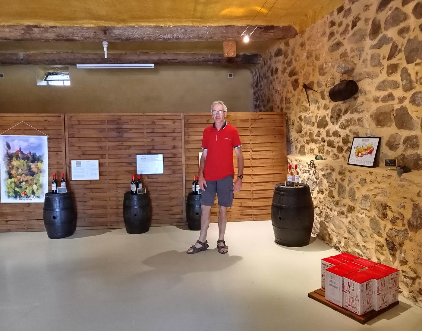 Dégustation au Château Landure
