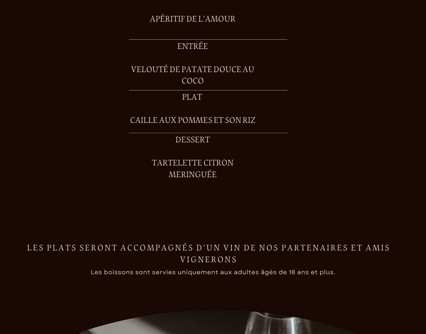 Table d'hôtes du 18 février 2023