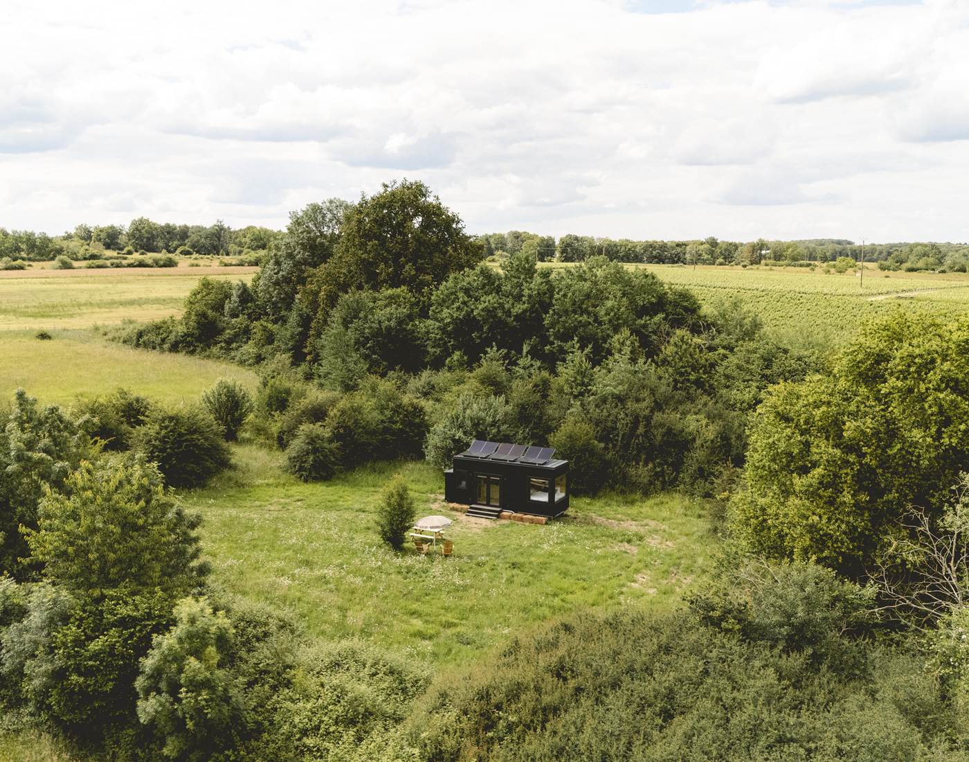 Tiny house à Saint-Aignan, entre prairies et vignes