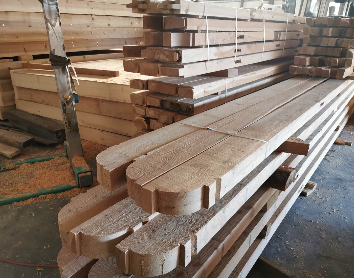 charpentes préparées en ateliers pas DSL