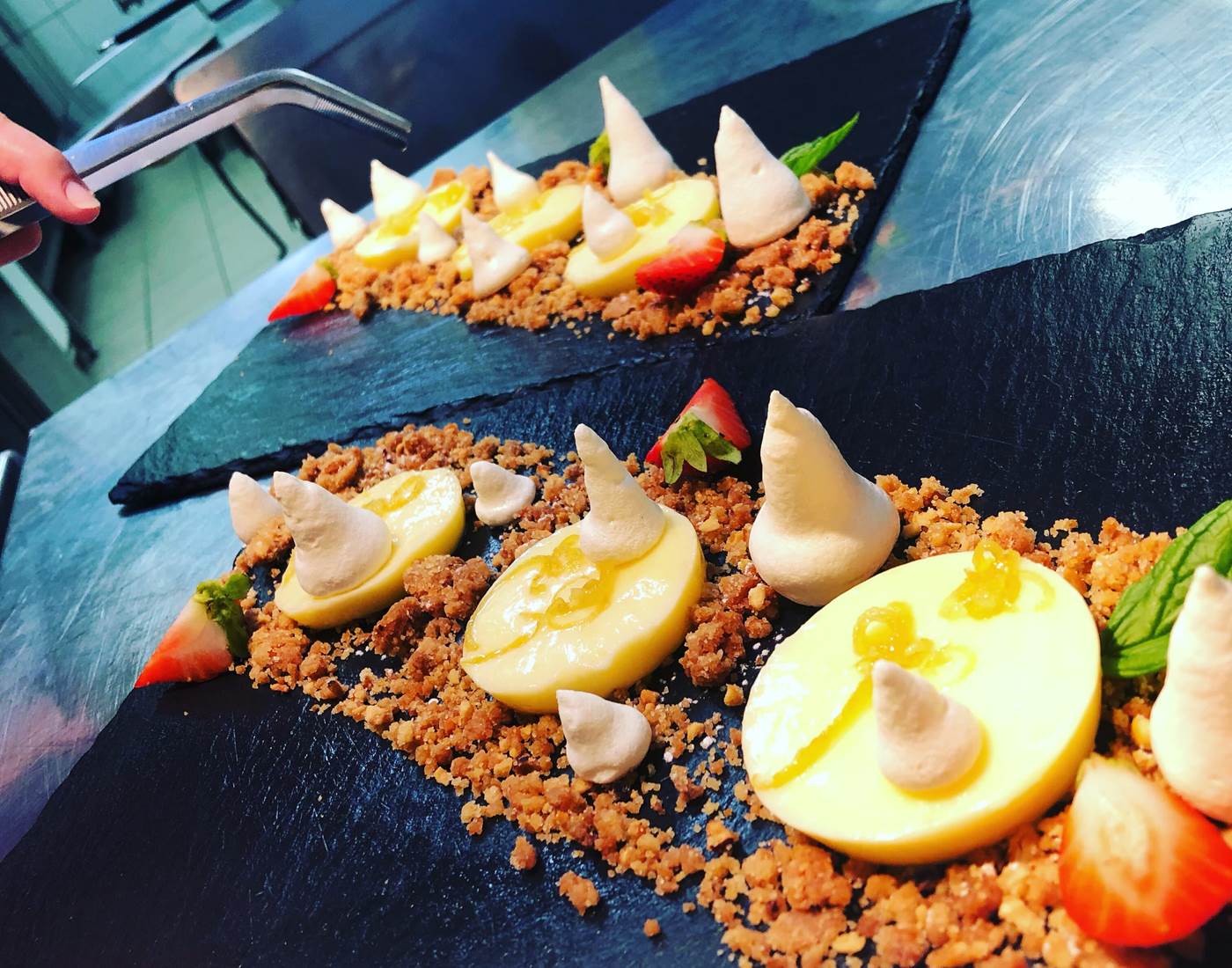 tarte citron déstructurée