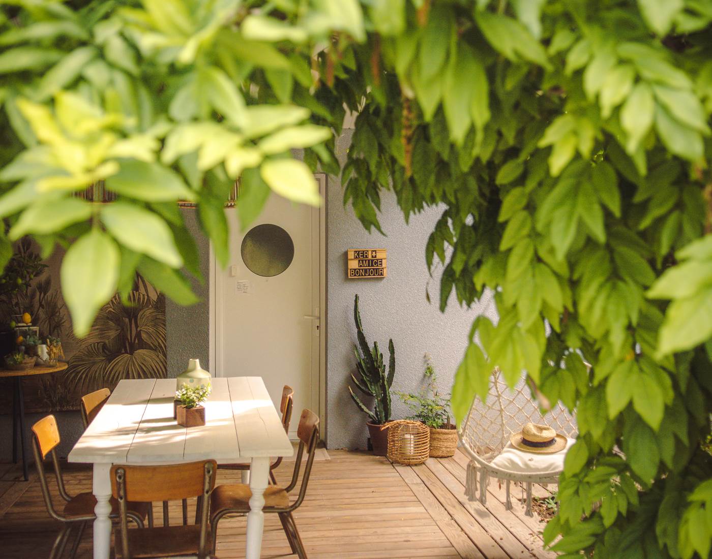 L'entrée de la maison