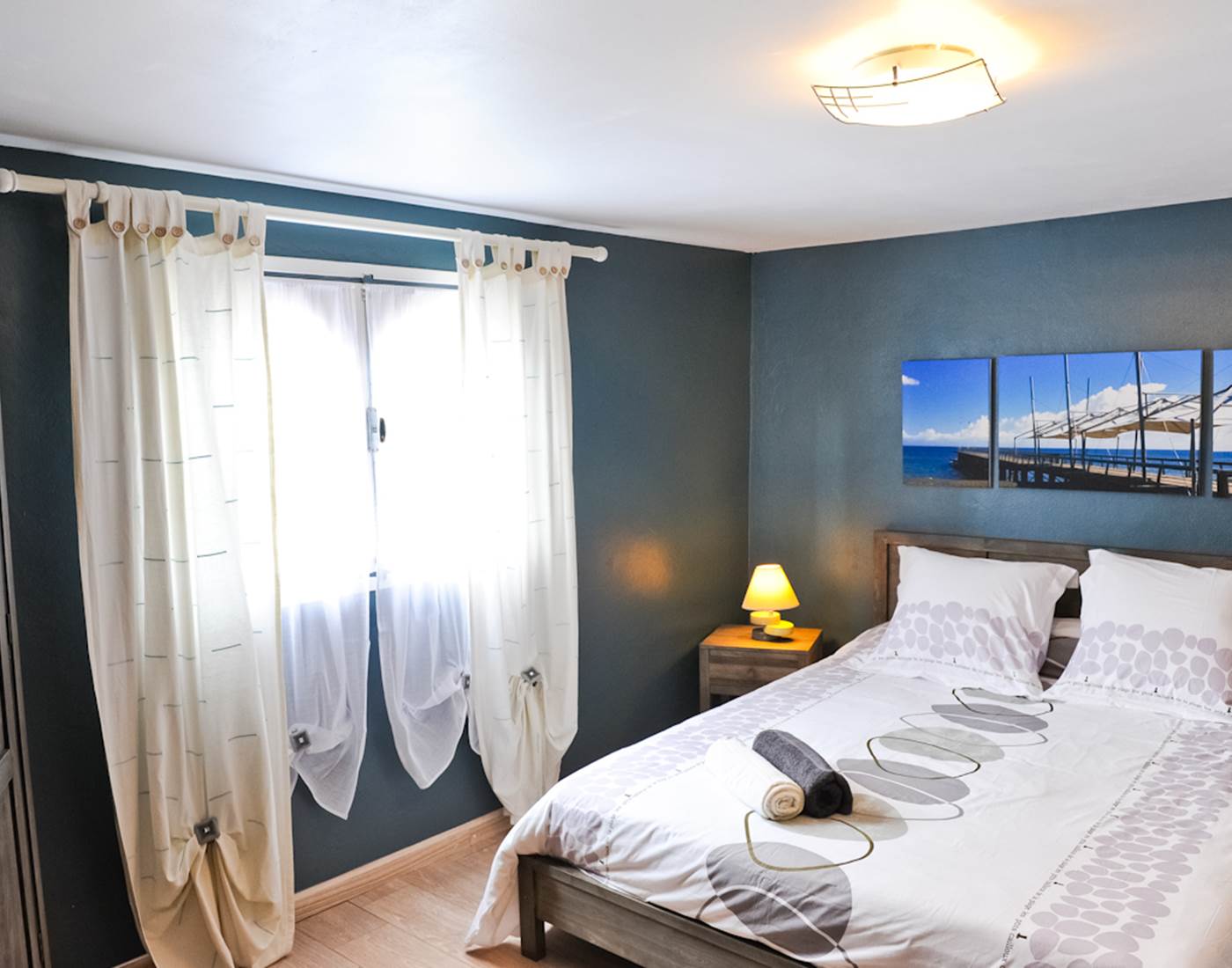 Chambre bleu-le Débarcadère