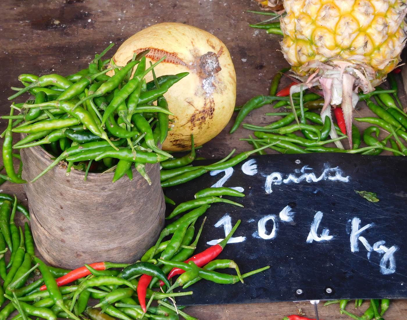 Au marché de Saint Pierre