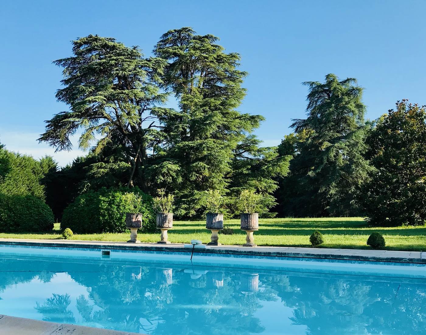 Château de Lasteyrie_Piscine dans le parc