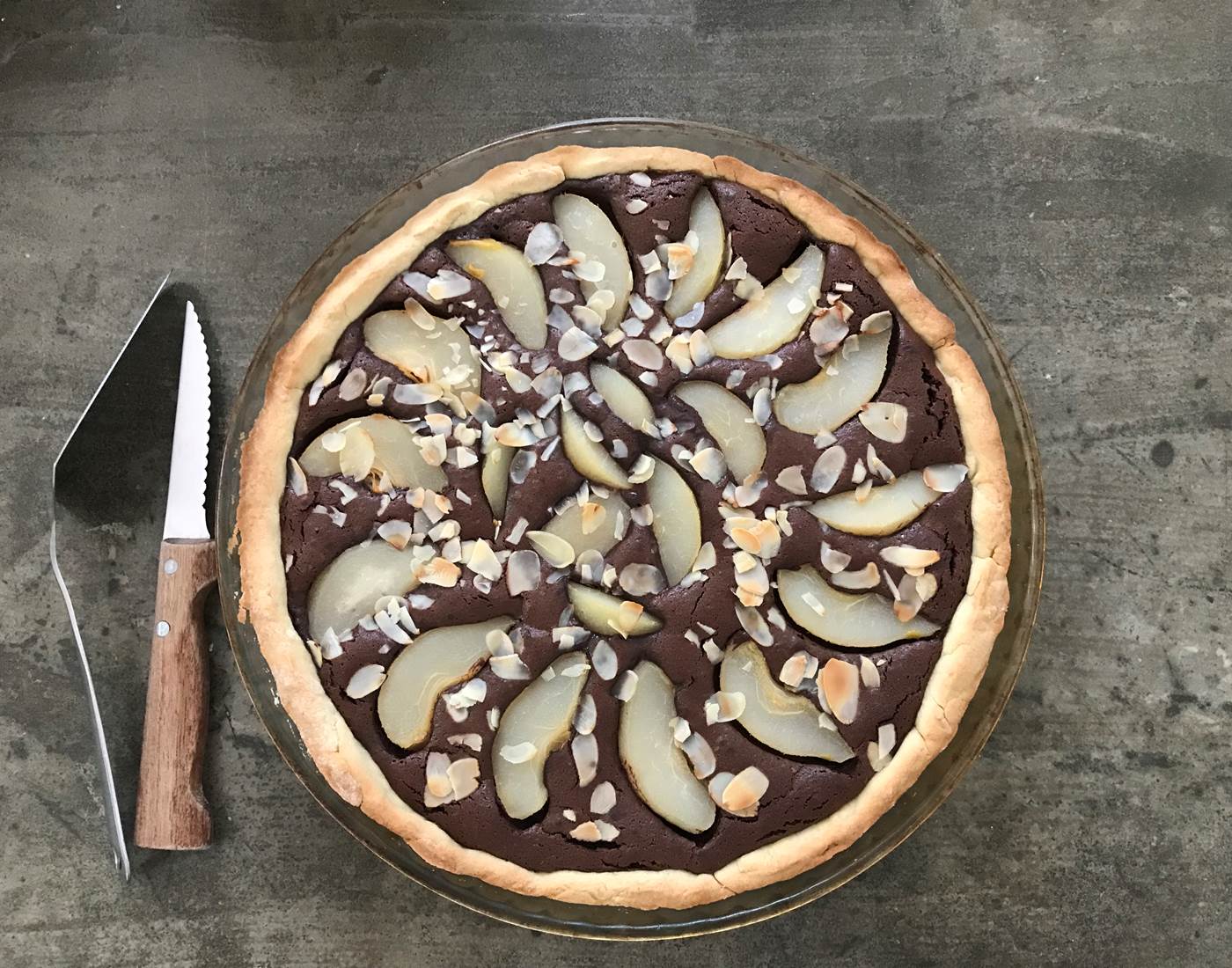 Tarte poire-chocolat-page