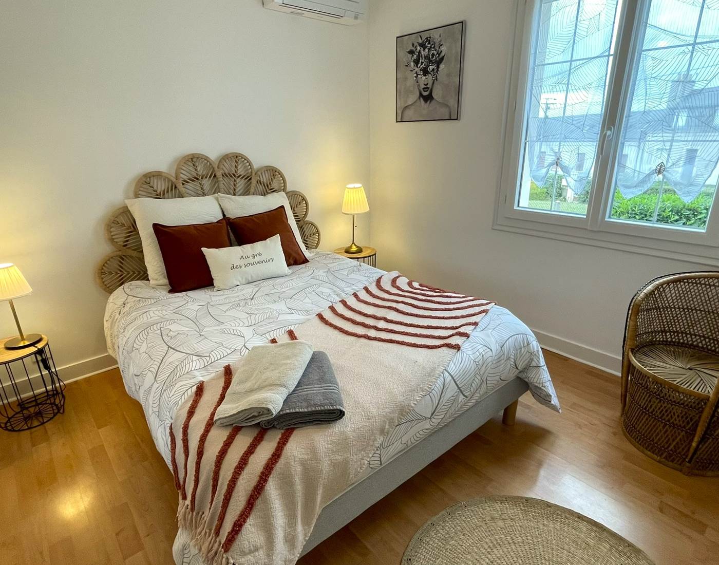 Chambre double #1 rez-de-chaussée