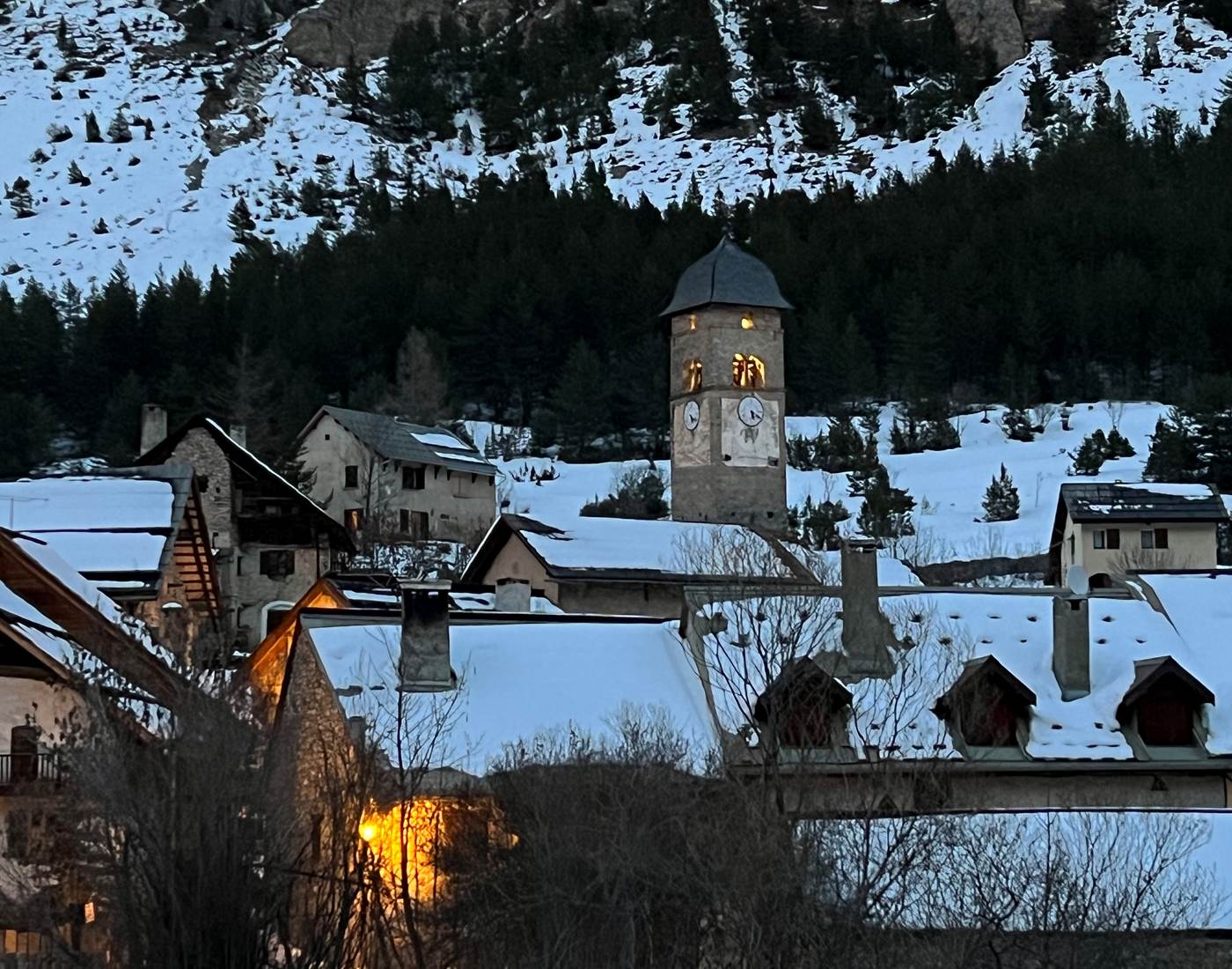 Plampinet et son clocher