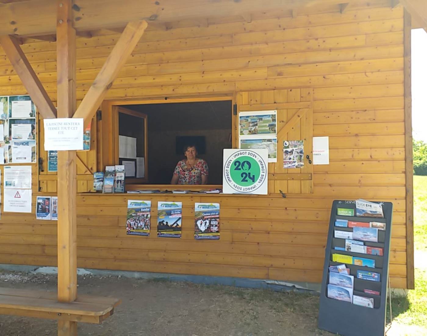 Point accueil de la base de loisirs