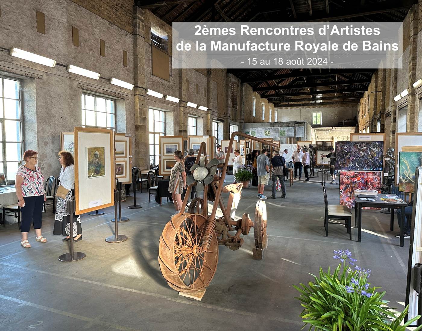 2èmes Rencontres d'Artistes de la Manufacture Royale de Bains