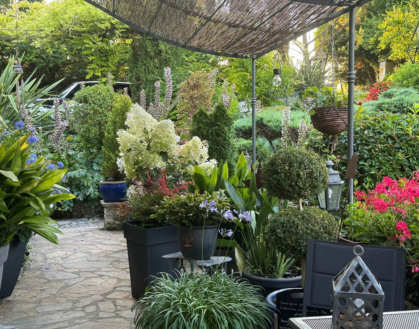 la terrasse en été