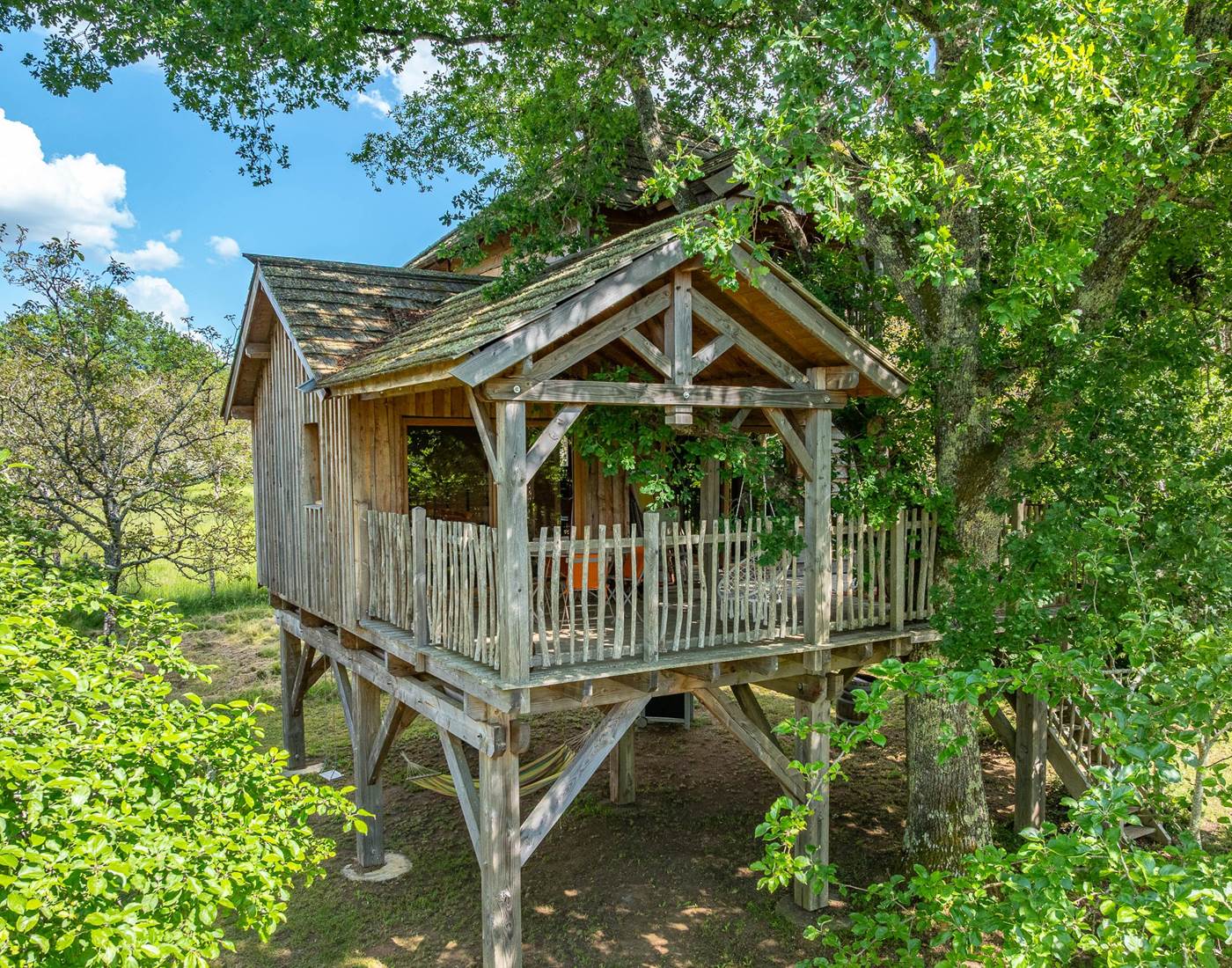 Vue aérienne Grande Cabane INYAQAB crédit photo logadrone