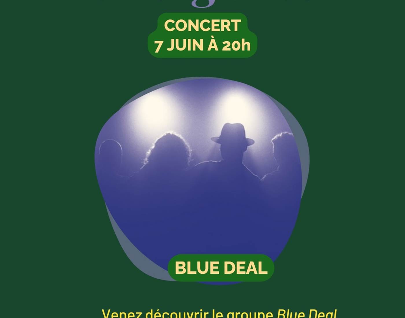 Concert Bue Deal à la Manufacture Royale de Bains