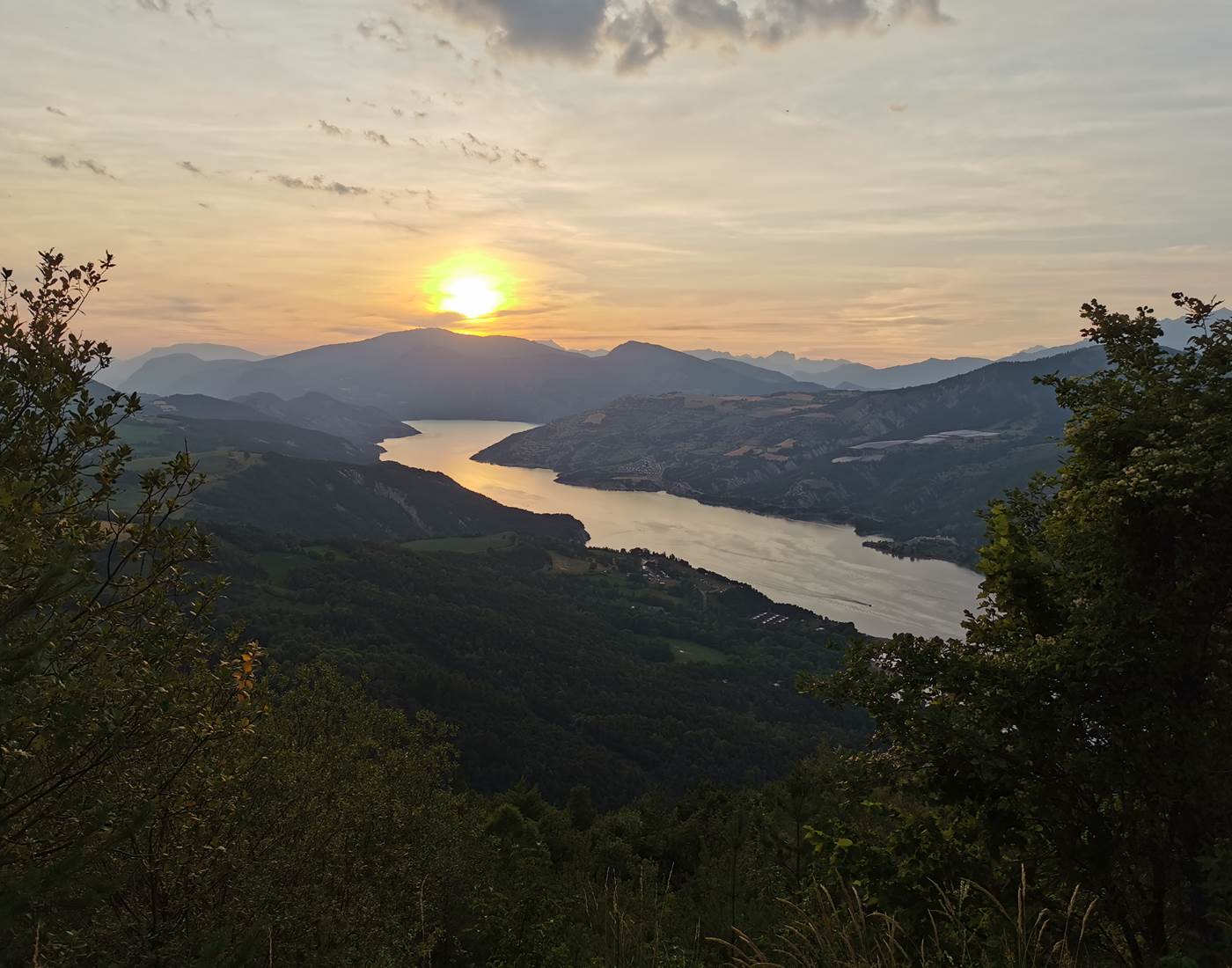 Le lac de Serre Ponçon