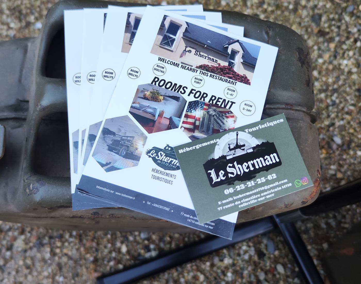 le-sherman-chambre-a-louer-colleville-sur-mer-d-day-history