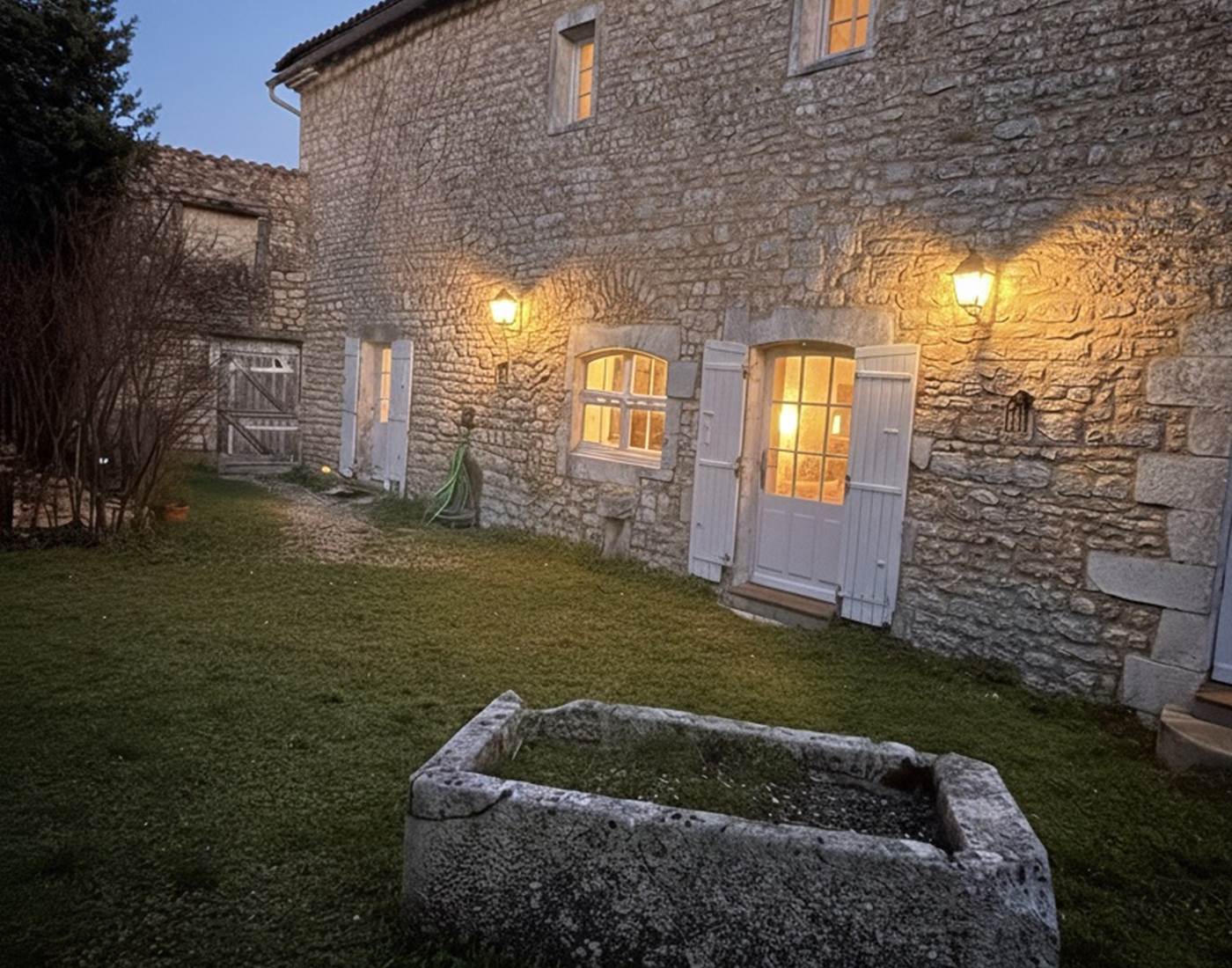 Maison Garesché Nieulle sur Seudre en fin de journée