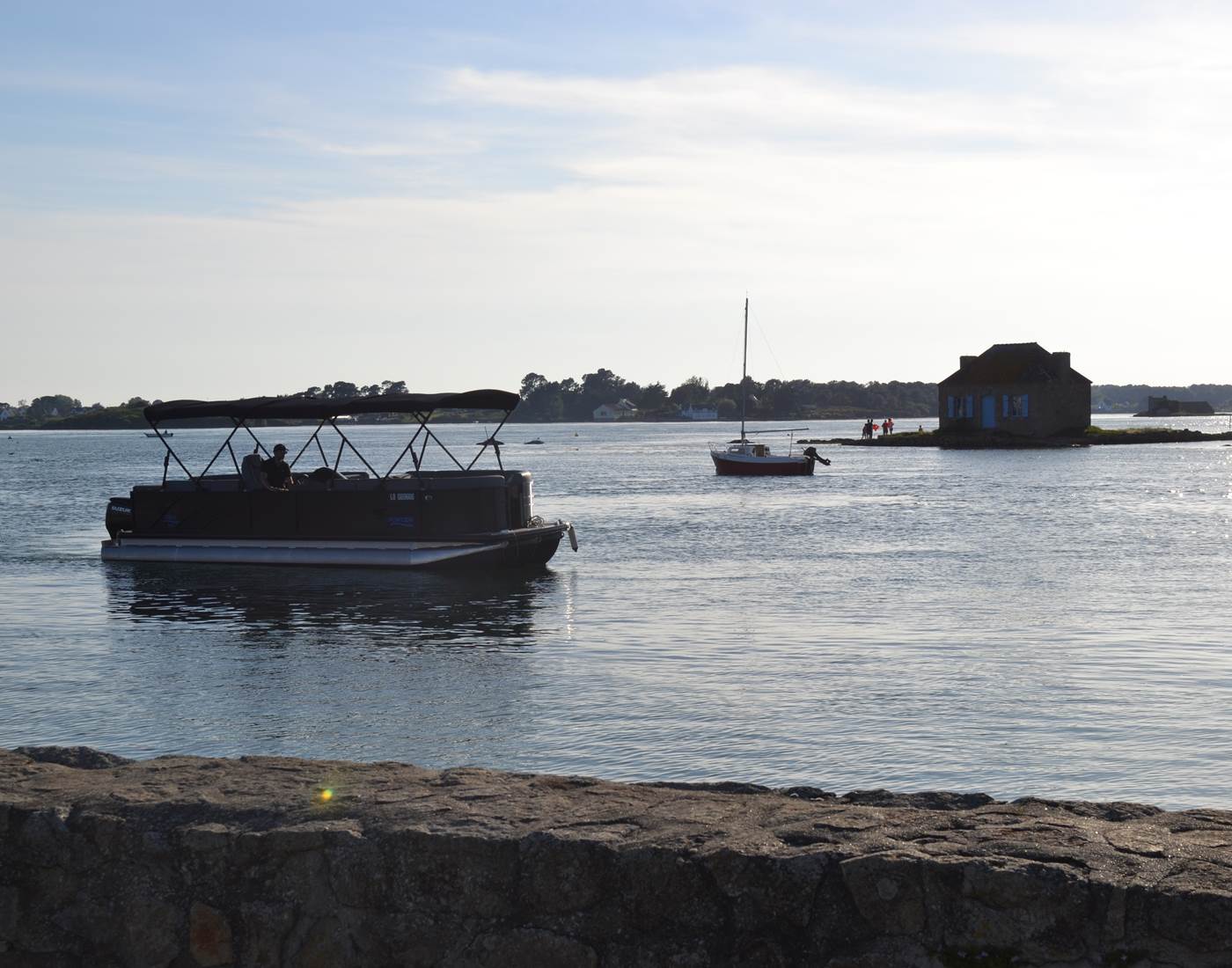 Le Riec'h devant la maison de Nichtarguer